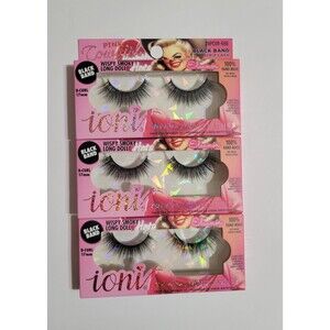 Ioni Pink Cowgirl Eleanor Wispy Smoky Long Doll Lash Bundle Pack Of 3